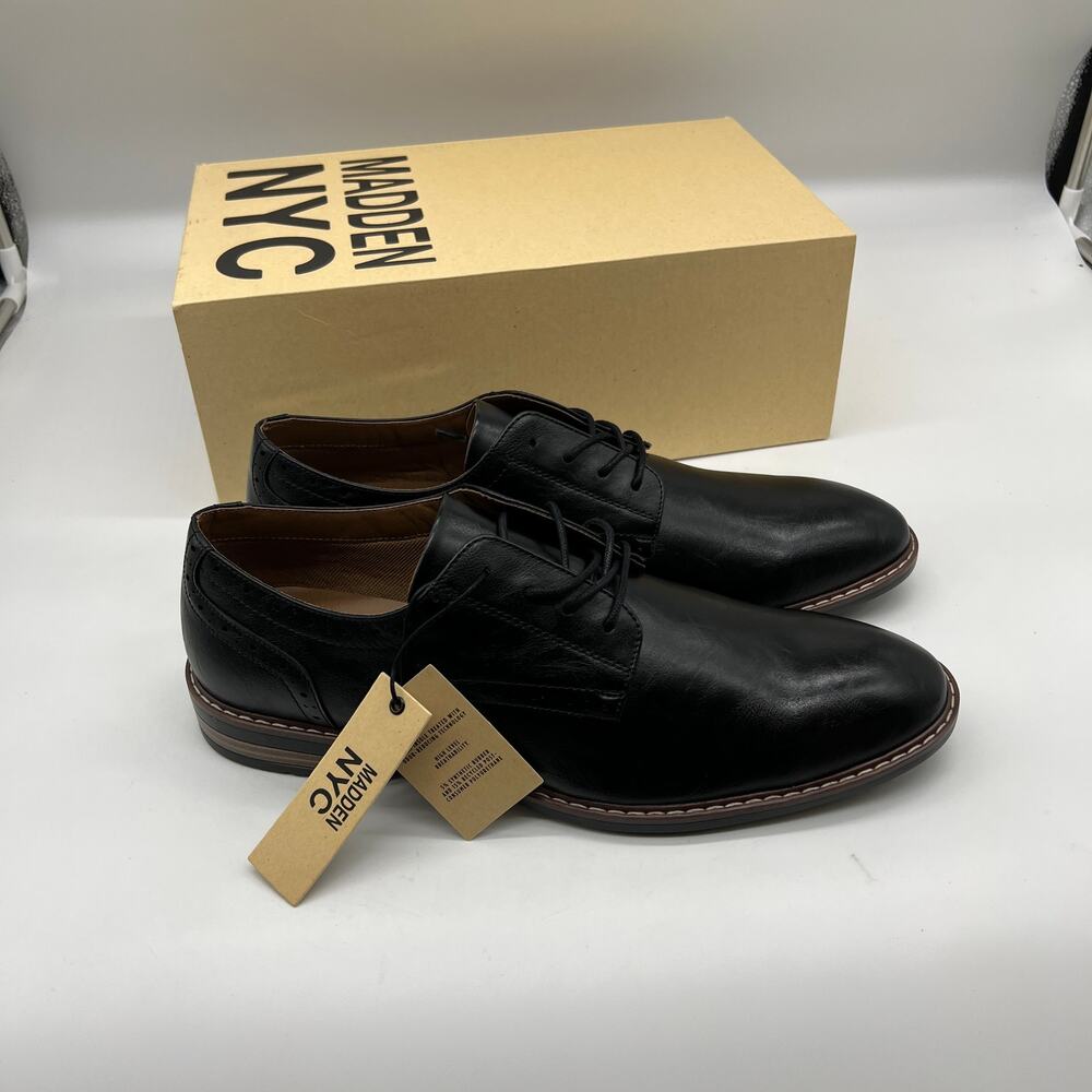 Madden NYC Men's Anthony Oxford Shoes Lace-up Black Size 11 - Picture 4 of 12